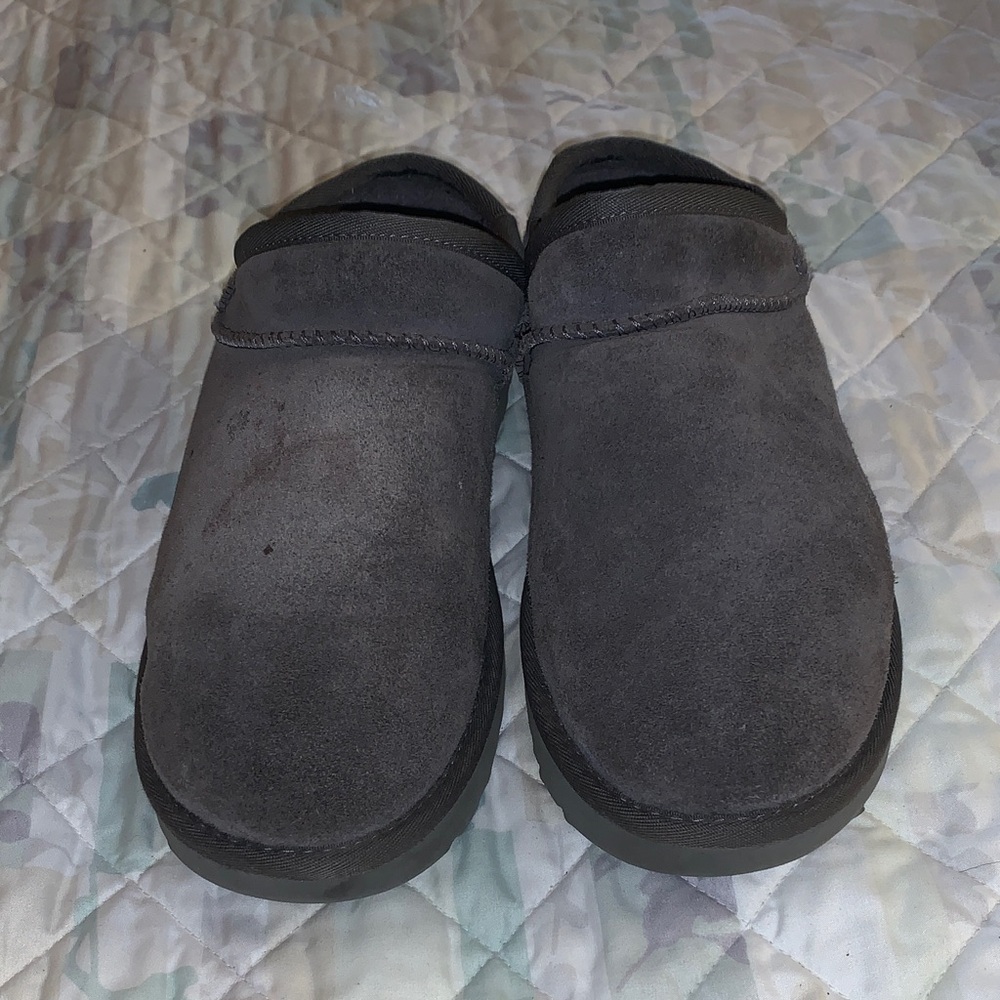 UGG Men's Charcoal Suede Loafers